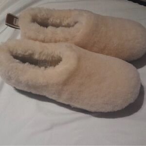 UGG Women's Plush Tan Slippers